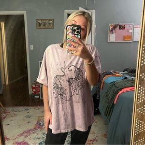 Urban Outfitters  purple oversized T- Shirt size small fits S/M